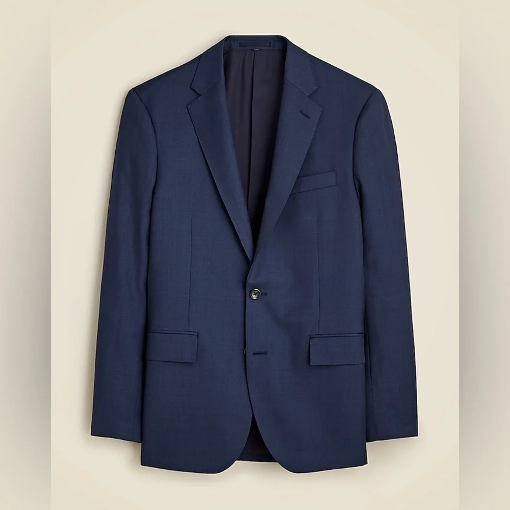 J Crew Ludlow Slim-fit suit jacket in Italian worsted wool BZ634
